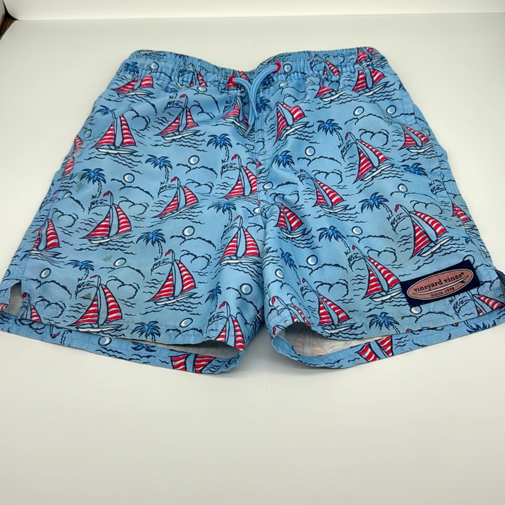 Kids Vineyard Vines Swim Trunks - Size 7